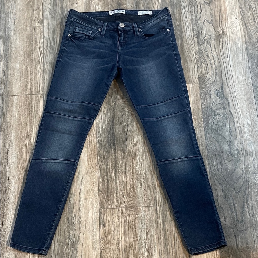 Guess Stylish Dark Blue low rise super Skinny Jeans for Women